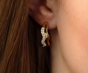 Boucle d'oreille Azure