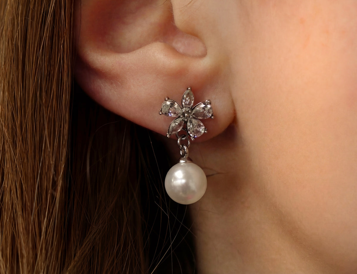Boucle d'oreille Nacre